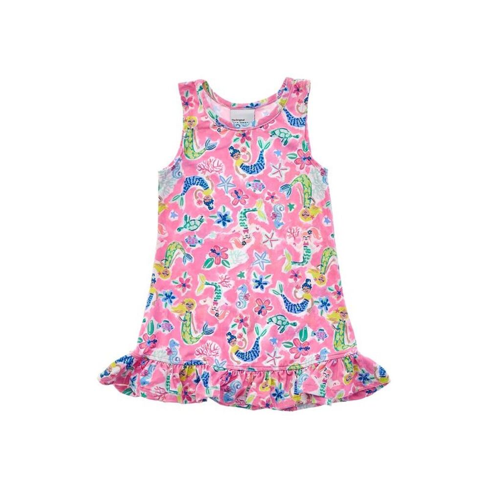 Flap Happy Girls  Mystic Mermaids Dress, Pink